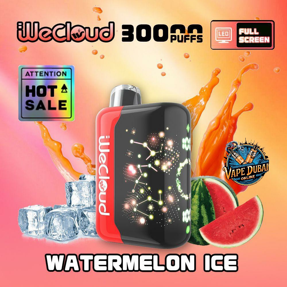 Wecloud 30000 Puffs Disposable Vape Dubai | 3D Screen & Adjustable Airflow
