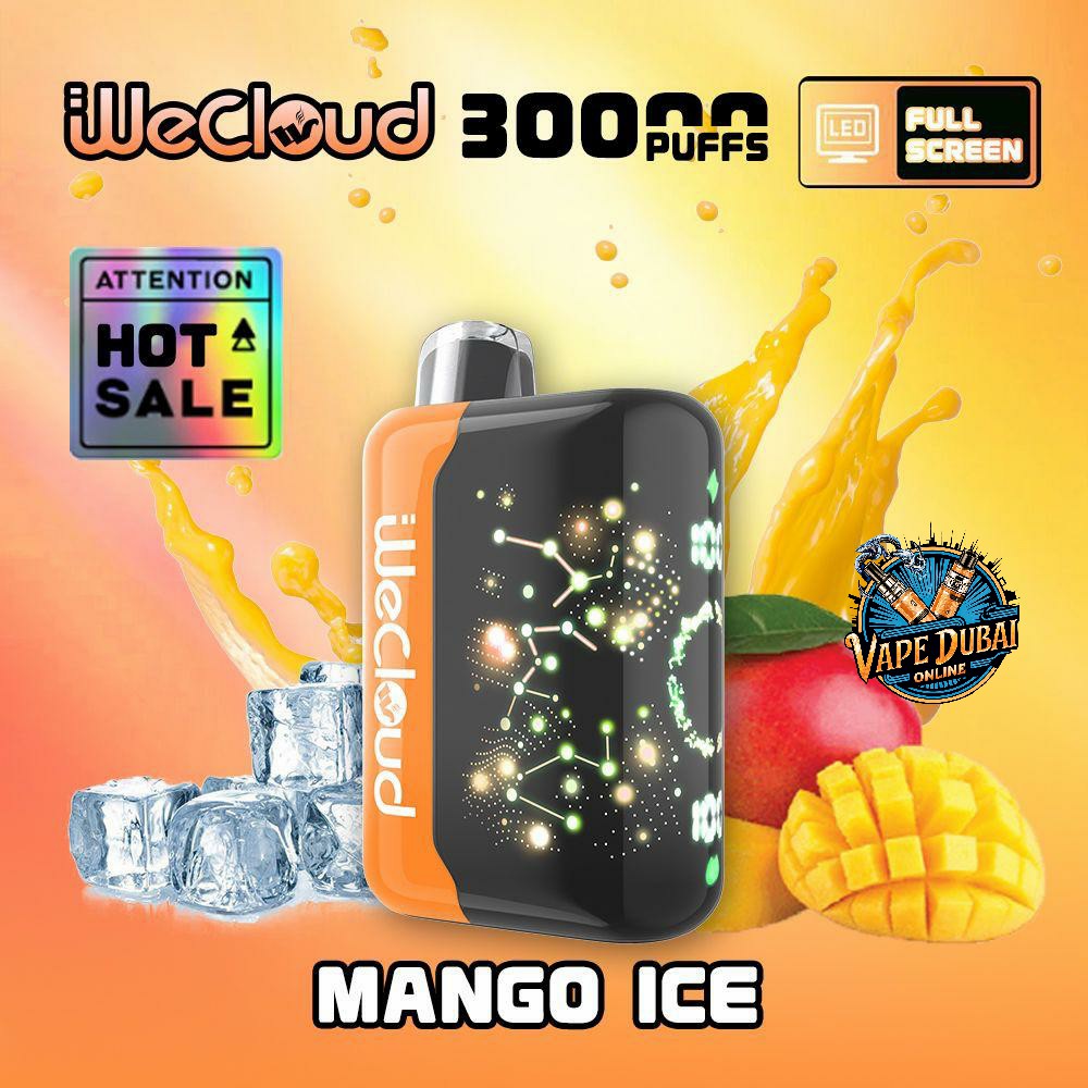 Wecloud 30000 Puffs Disposable Vape Dubai | 3D Screen & Adjustable Airflow