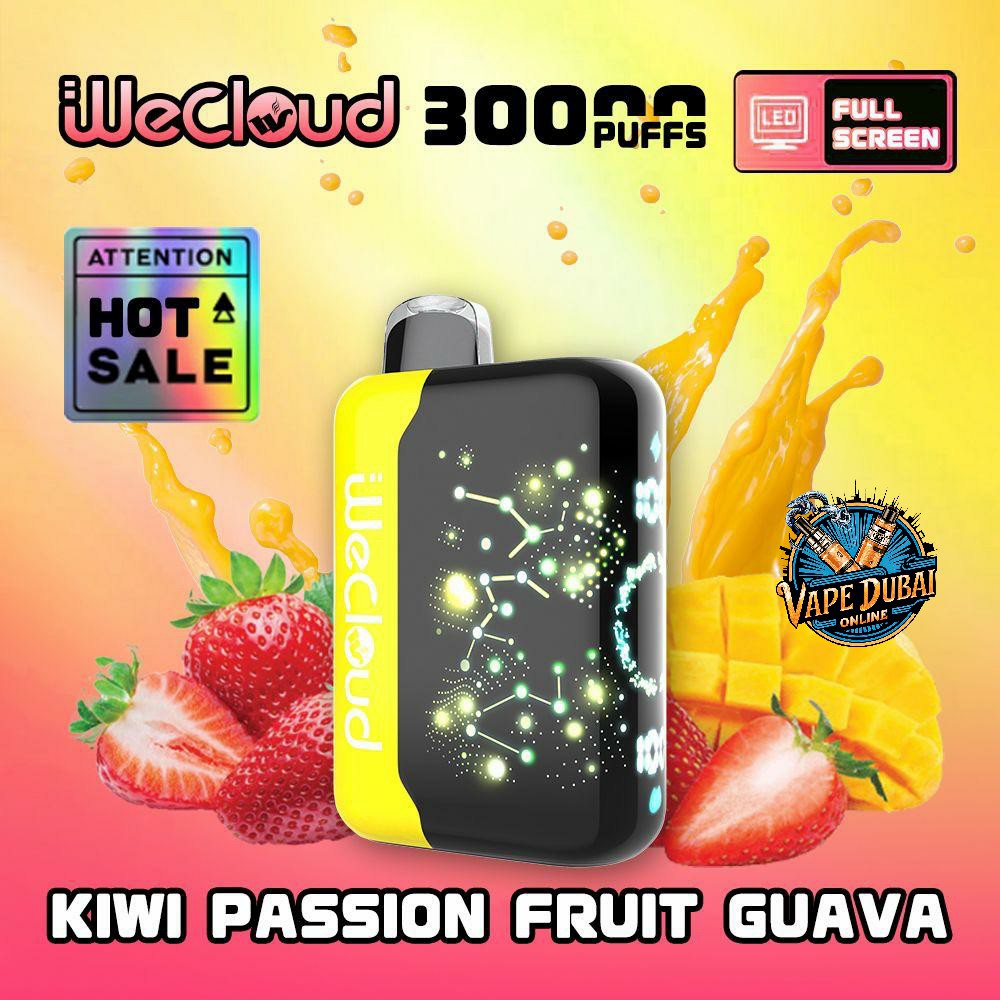 Wecloud 30000 Puffs Disposable Vape Dubai | 3D Screen & Adjustable Airflow