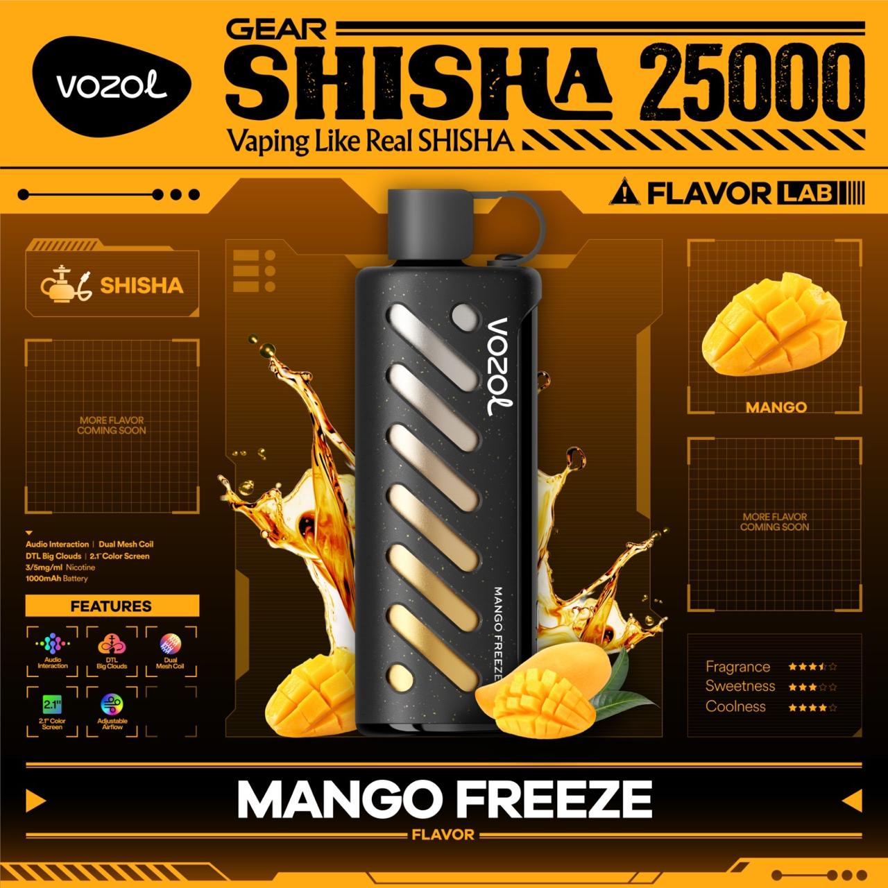 Vozol Gear Shisha 25000 Puffs Disposable Vape – in Dubai, UAE