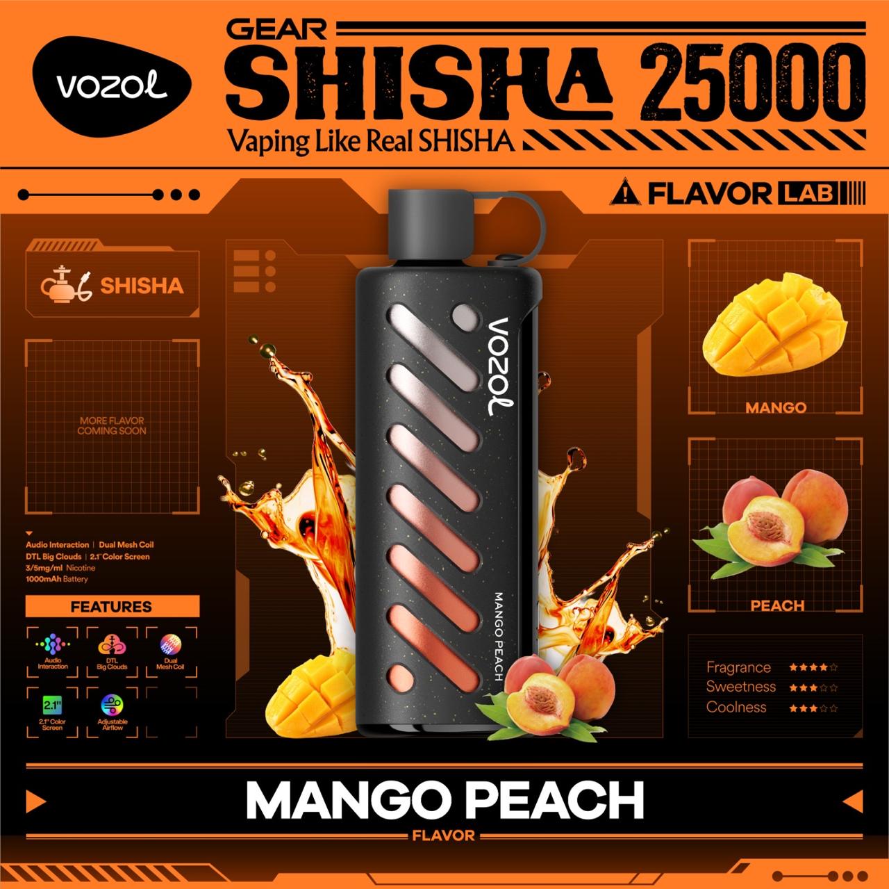 Vozol Gear Shisha 25000 Puffs Disposable Vape – in Dubai, UAE
