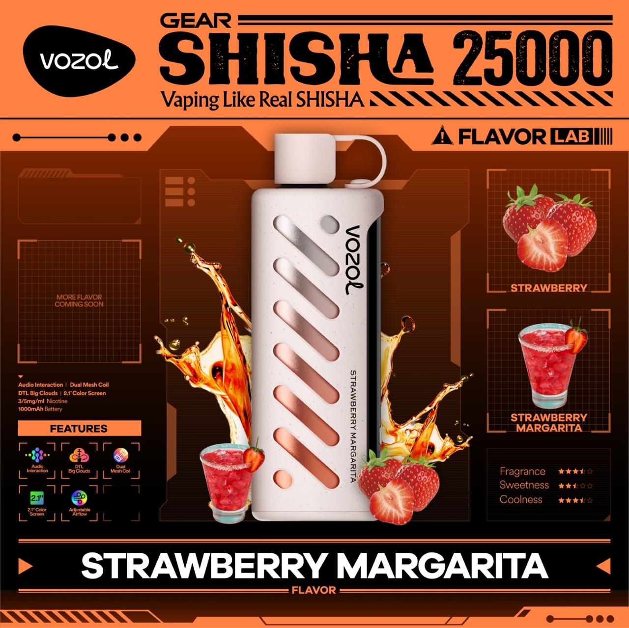 Vozol Gear Shisha 25000 Puffs Disposable Vape – in Dubai, UAE