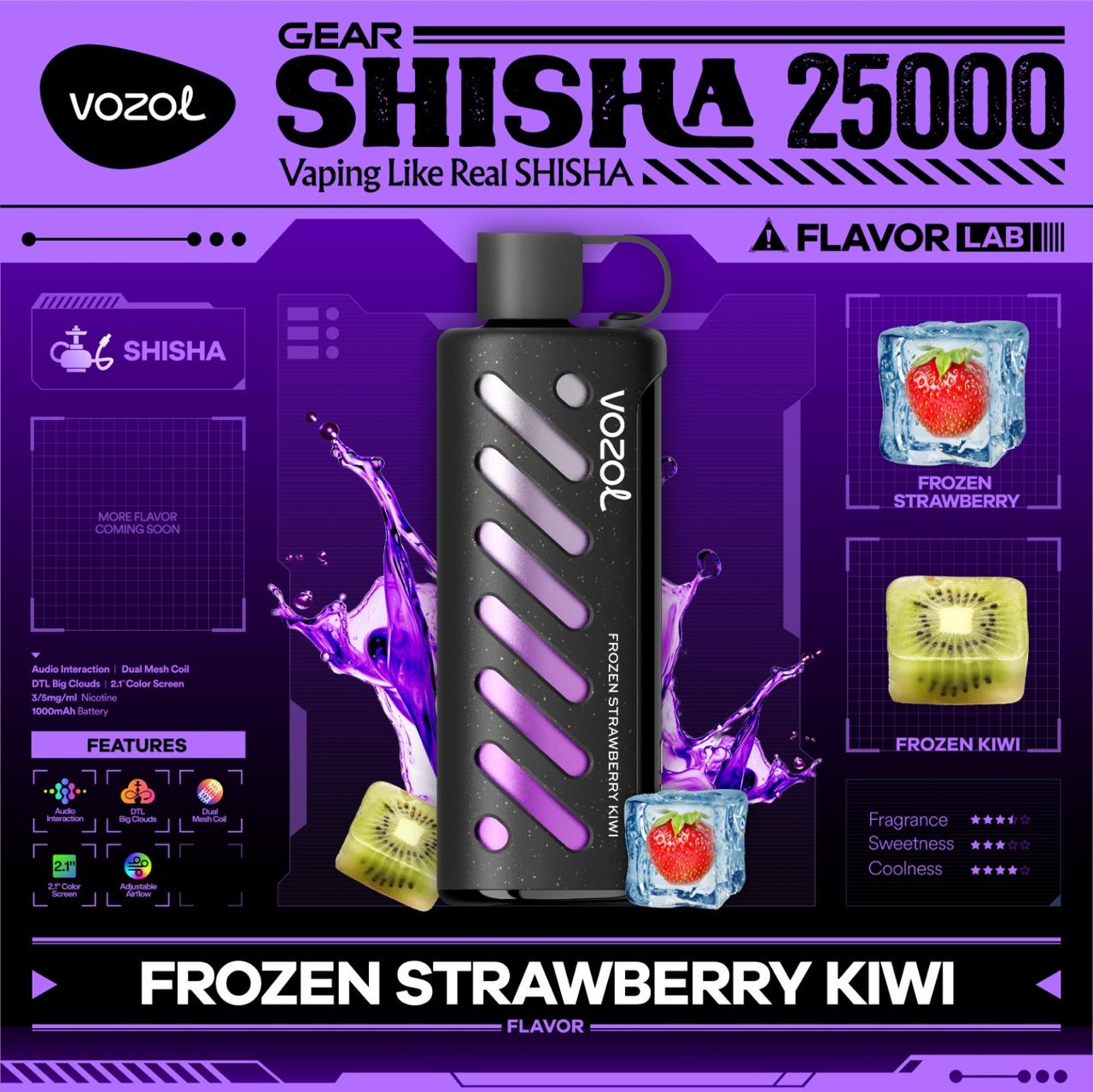 Vozol Gear Shisha 25000 Puffs Disposable Vape – in Dubai, UAE