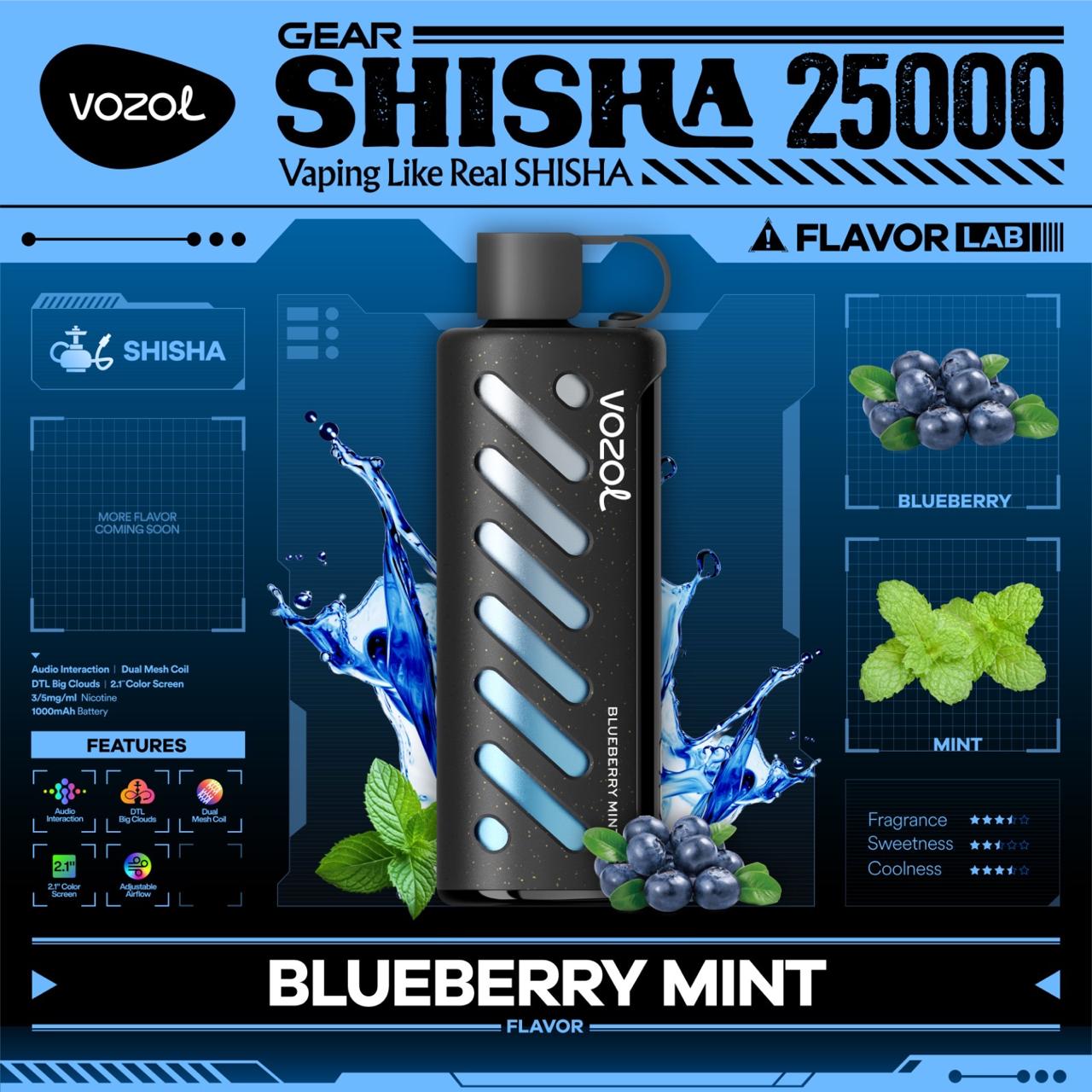 Vozol Gear Shisha 25000 Puffs Disposable Vape – in Dubai, UAE