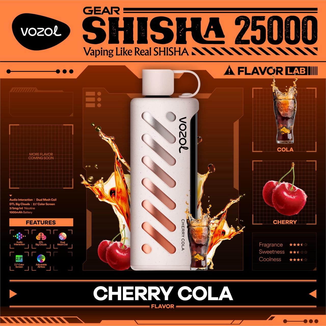 Vozol Gear Shisha 25000 Puffs Disposable Vape – in Dubai, UAE