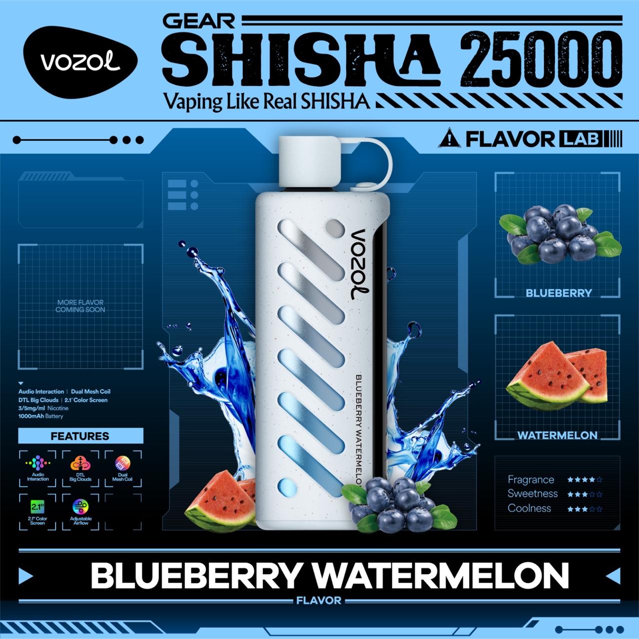 Vozol Gear Shisha 25000 Puffs Disposable Vape – in Dubai, UAE