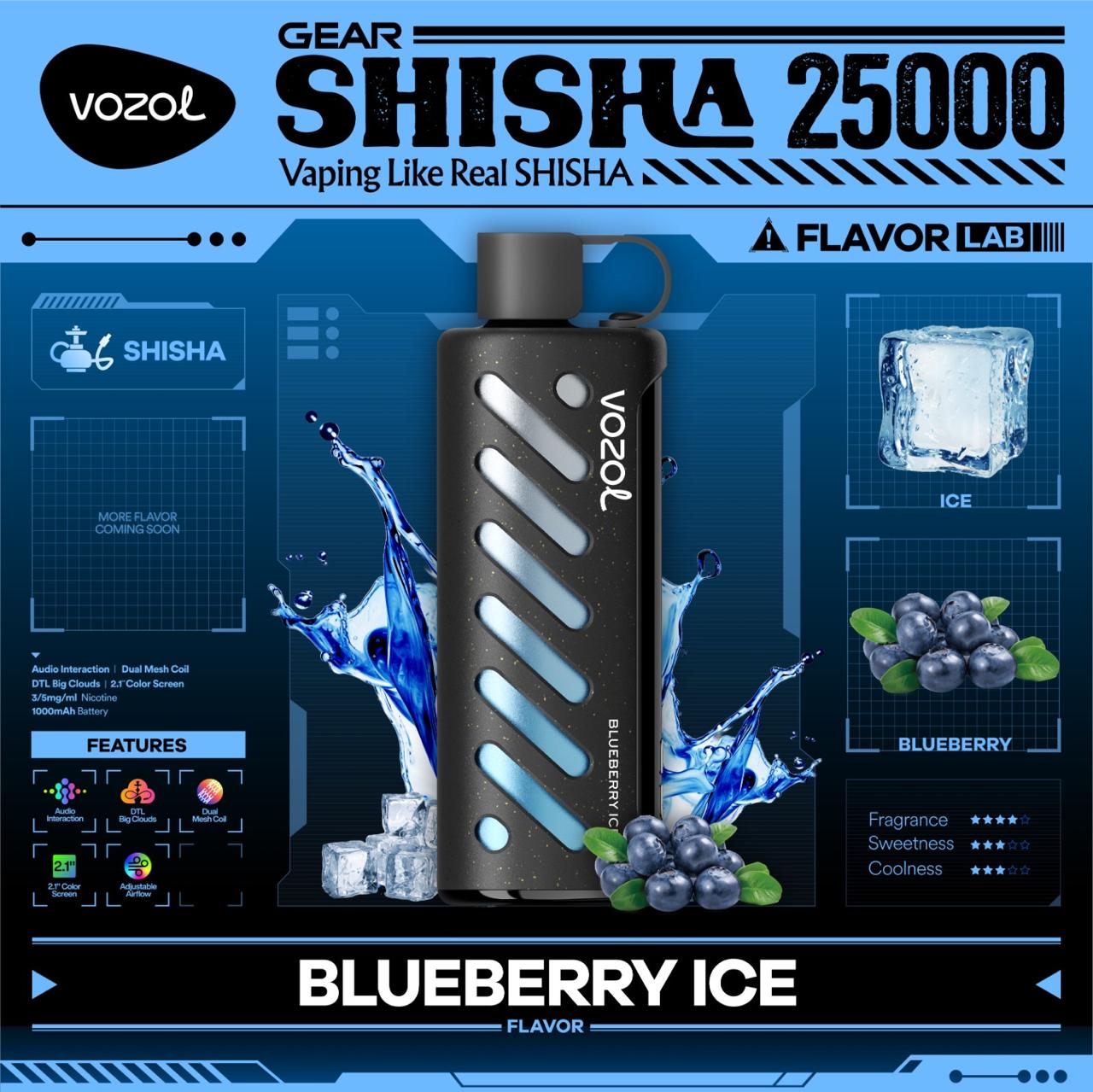 Vozol Gear Shisha 25000 Puffs Disposable Vape – in Dubai, UAE