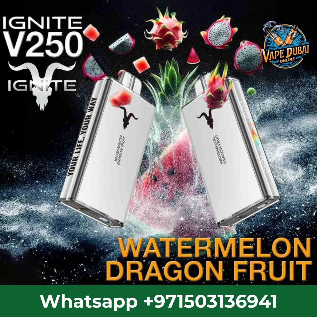 Ignite V250 Disposable Vape 25000 Puffs 50MG NicSalt – Dubai UAE