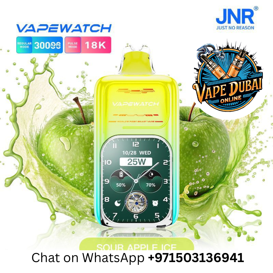 JNR Vape Watch 30000 Puffs Smart Disposable Vape – Dubai UAE