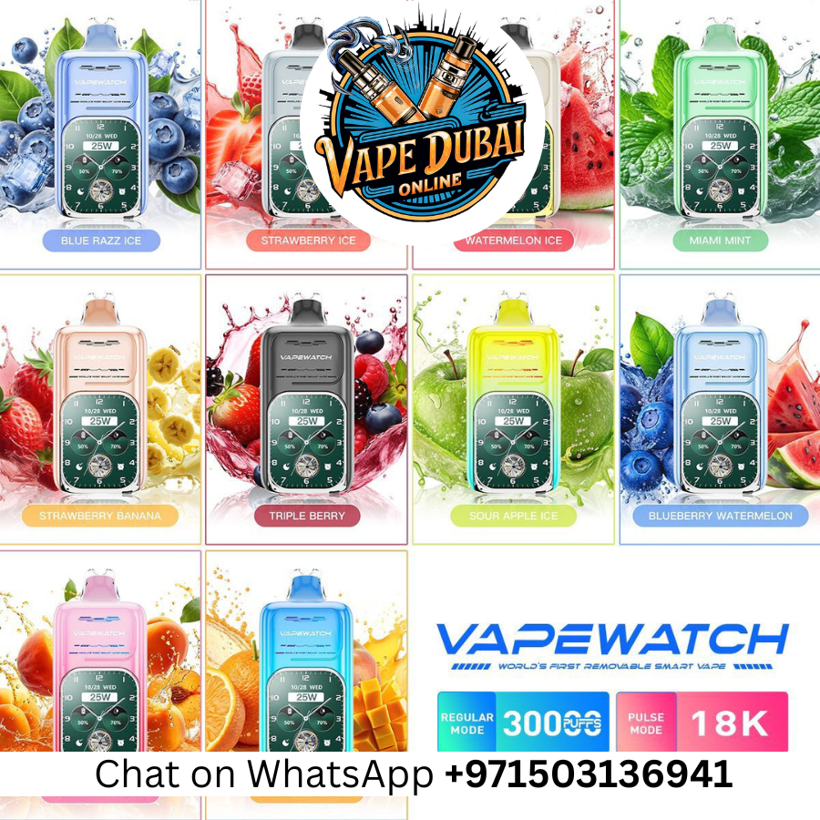JNR Vape Watch 30000 Puffs Smart Disposable Vape – Dubai UAE