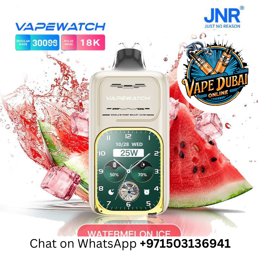 JNR Vape Watch 30000 Puffs Smart Disposable Vape – Dubai UAE