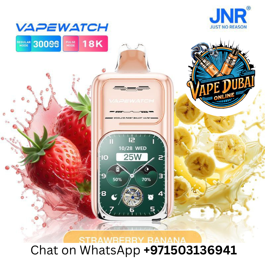 JNR Vape Watch 30000 Puffs Smart Disposable Vape – Dubai UAE