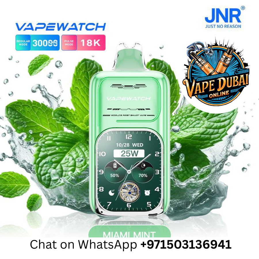 JNR Vape Watch 30000 Puffs Smart Disposable Vape – Dubai UAE