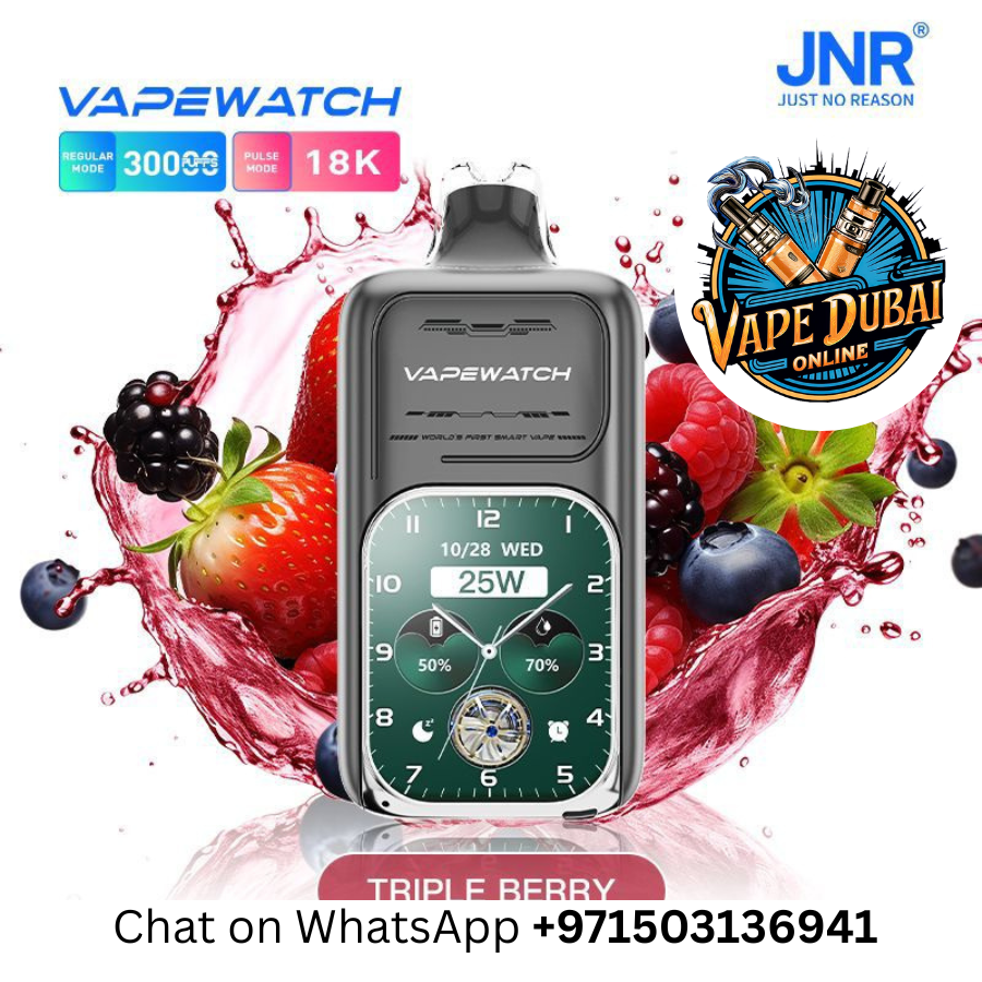 JNR Vape Watch 30000 Puffs Smart Disposable Vape – Dubai UAE