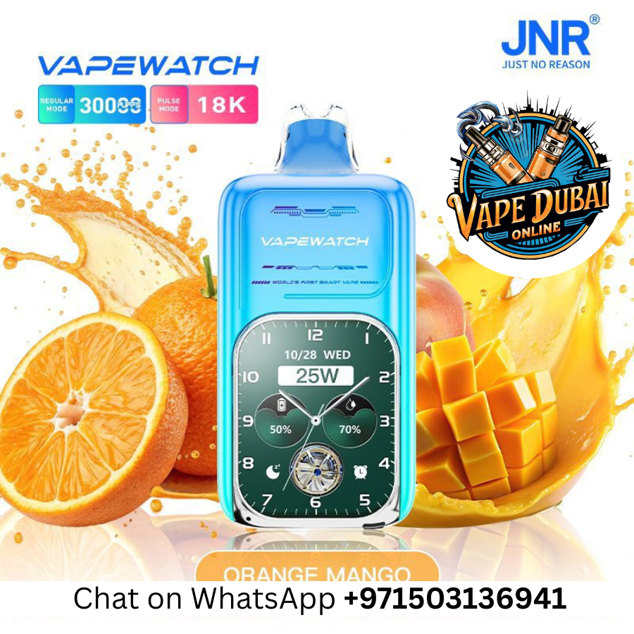 JNR Vape Watch 30000 Puffs Smart Disposable Vape – Dubai UAE