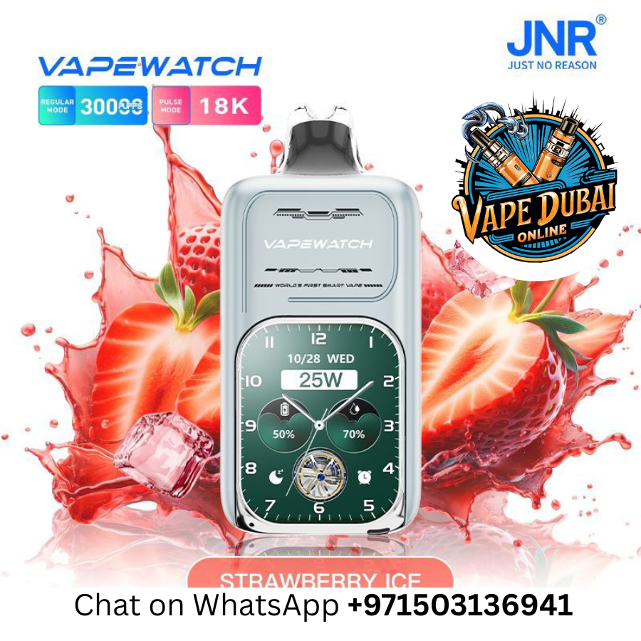 JNR Vape Watch 30000 Puffs Smart Disposable Vape – Dubai UAE