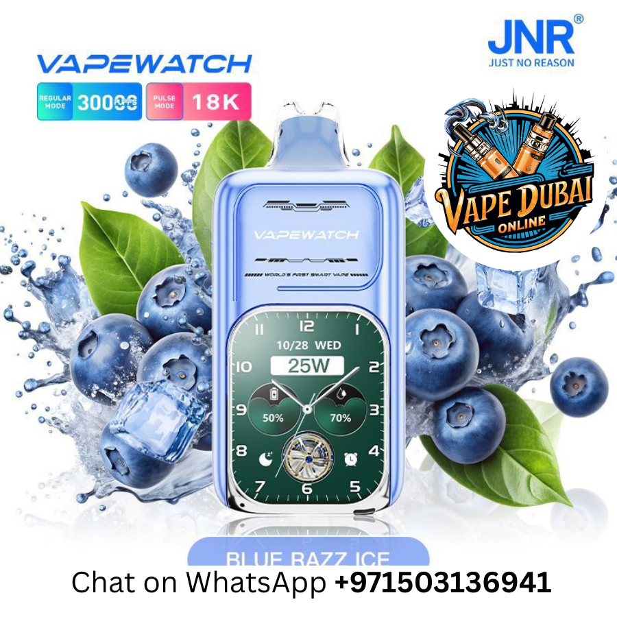 JNR Vape Watch 30000 Puffs Smart Disposable Vape – Dubai UAE