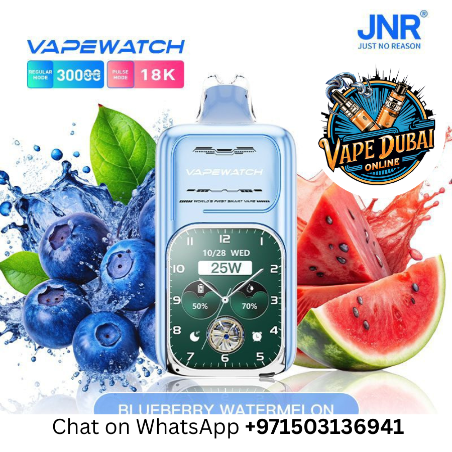 JNR Vape Watch 30000 Puffs Smart Disposable Vape – Dubai UAE