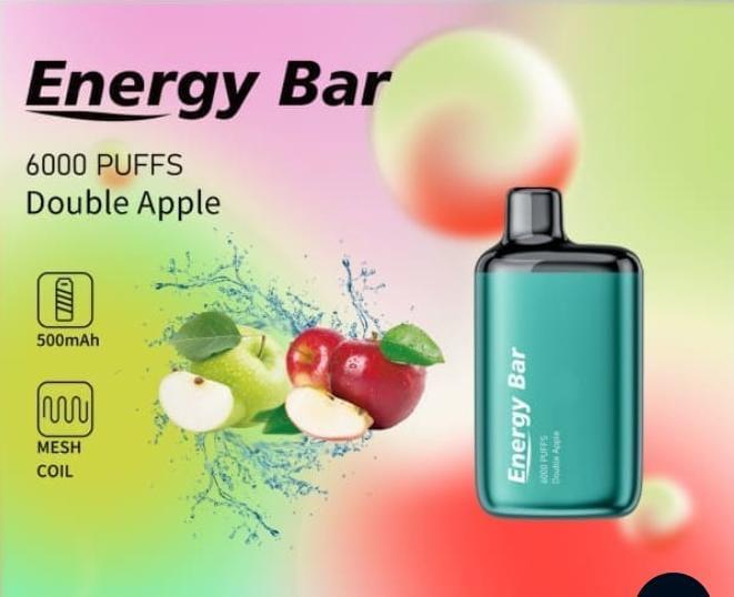 KK Energy Bar 6000 Puffs Disposable Vape - Rechargeable Mesh Coil Dubai