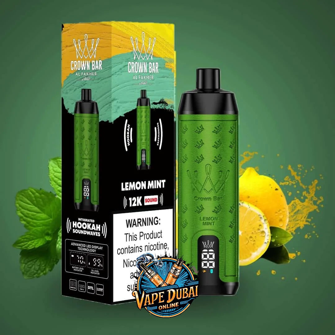 Al Fakher Crown Bar 12000 Puffs Disposable Vape – Dubai UAE