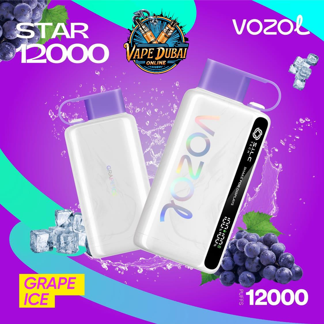 VOZOL STAR 12000 Puffs Vape | Fast Charging & Flavourful Hits