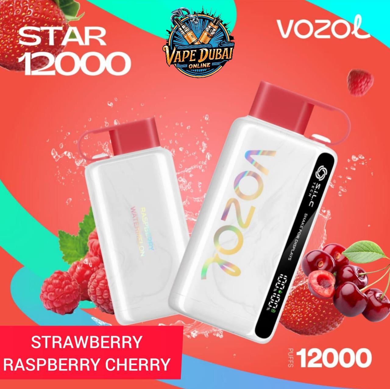 VOZOL STAR 12000 Puffs Vape | Fast Charging & Flavourful Hits
