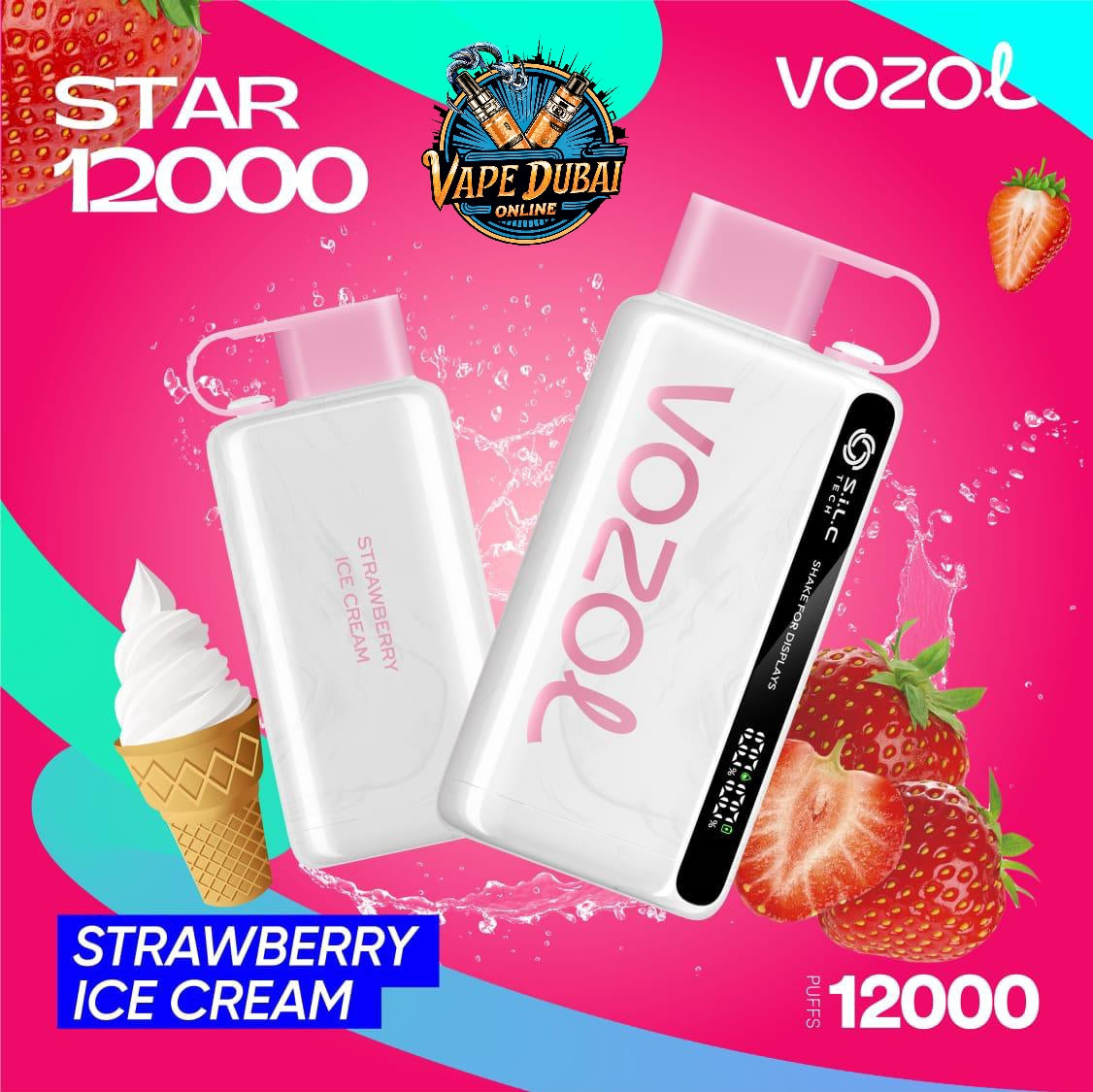 VOZOL STAR 12000 Puffs Vape | Fast Charging & Flavourful Hits