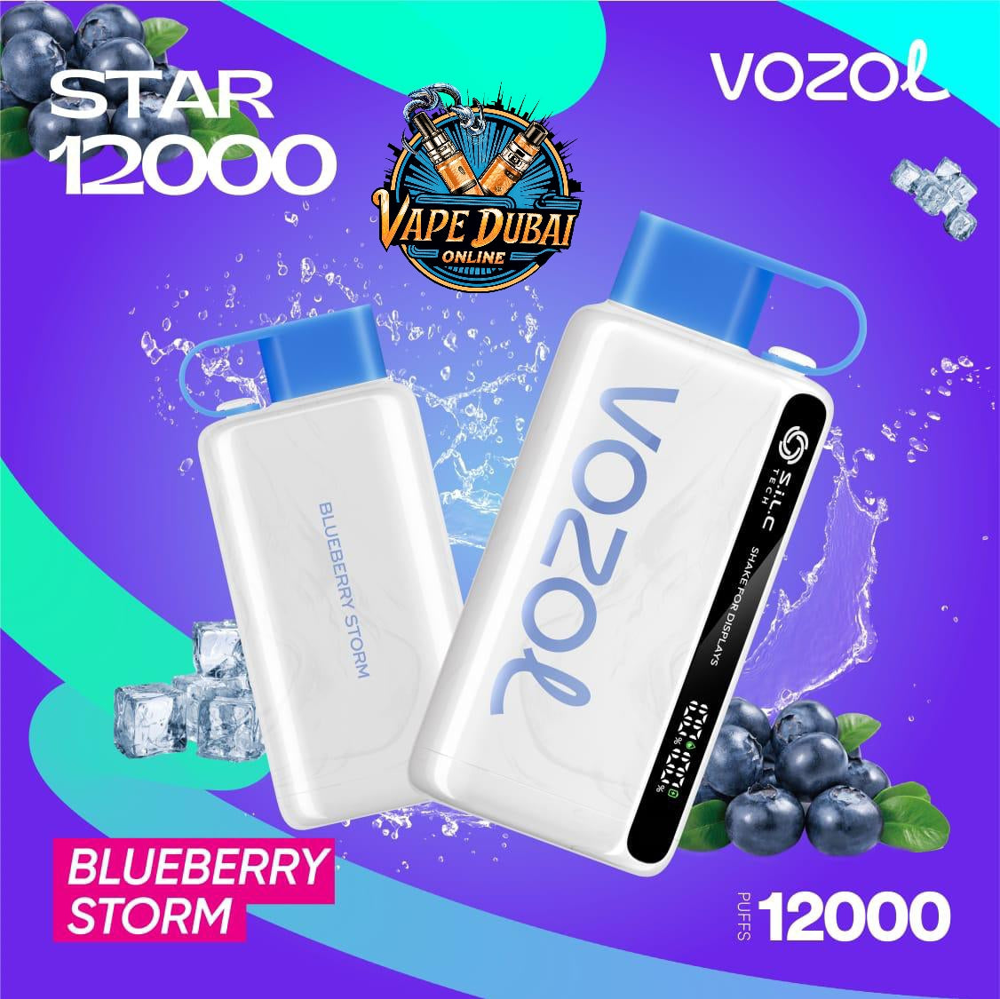 VOZOL STAR 12000 Puffs Vape | Fast Charging & Flavourful Hits