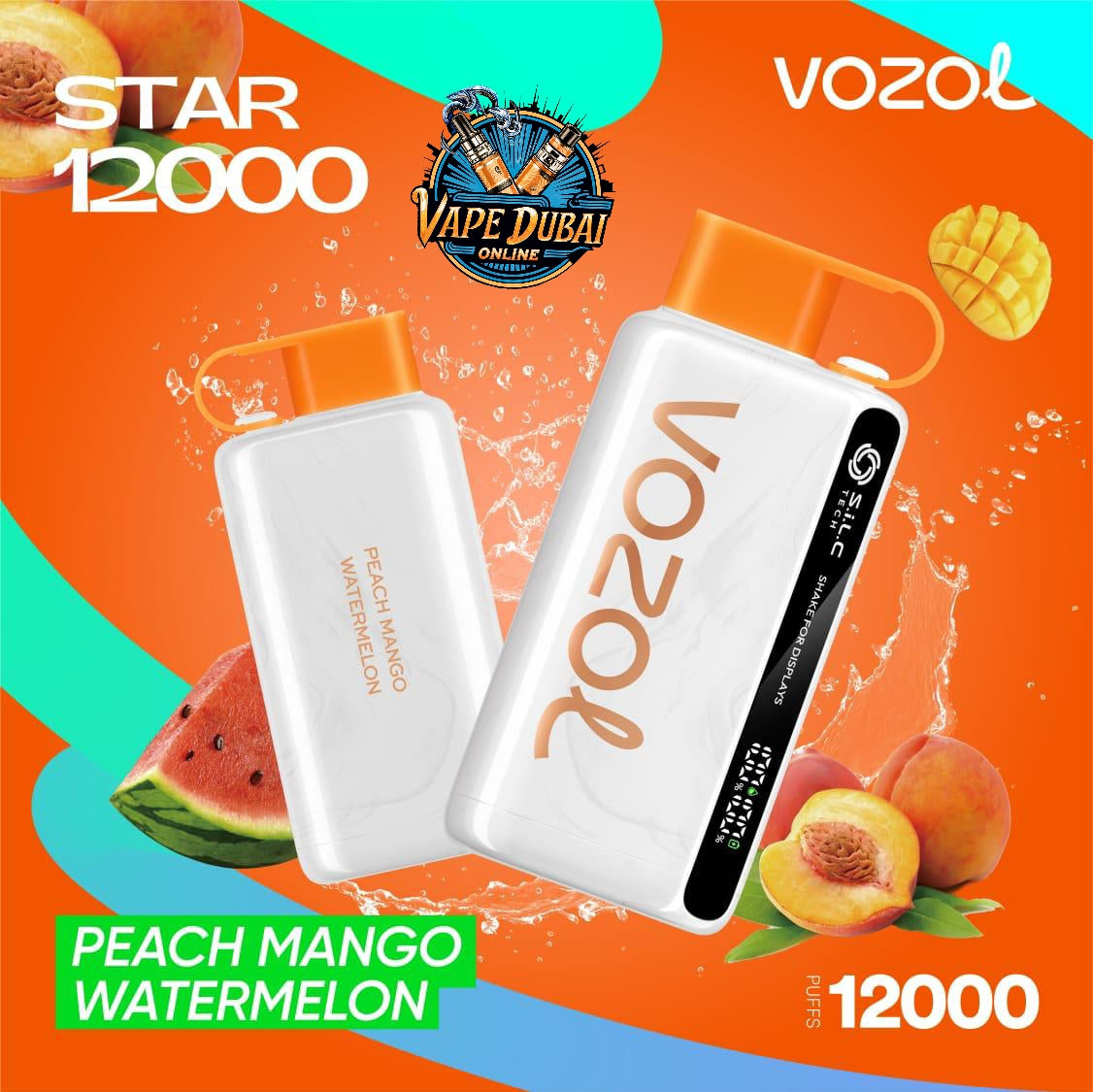 VOZOL STAR 12000 Puffs Vape | Fast Charging & Flavourful Hits