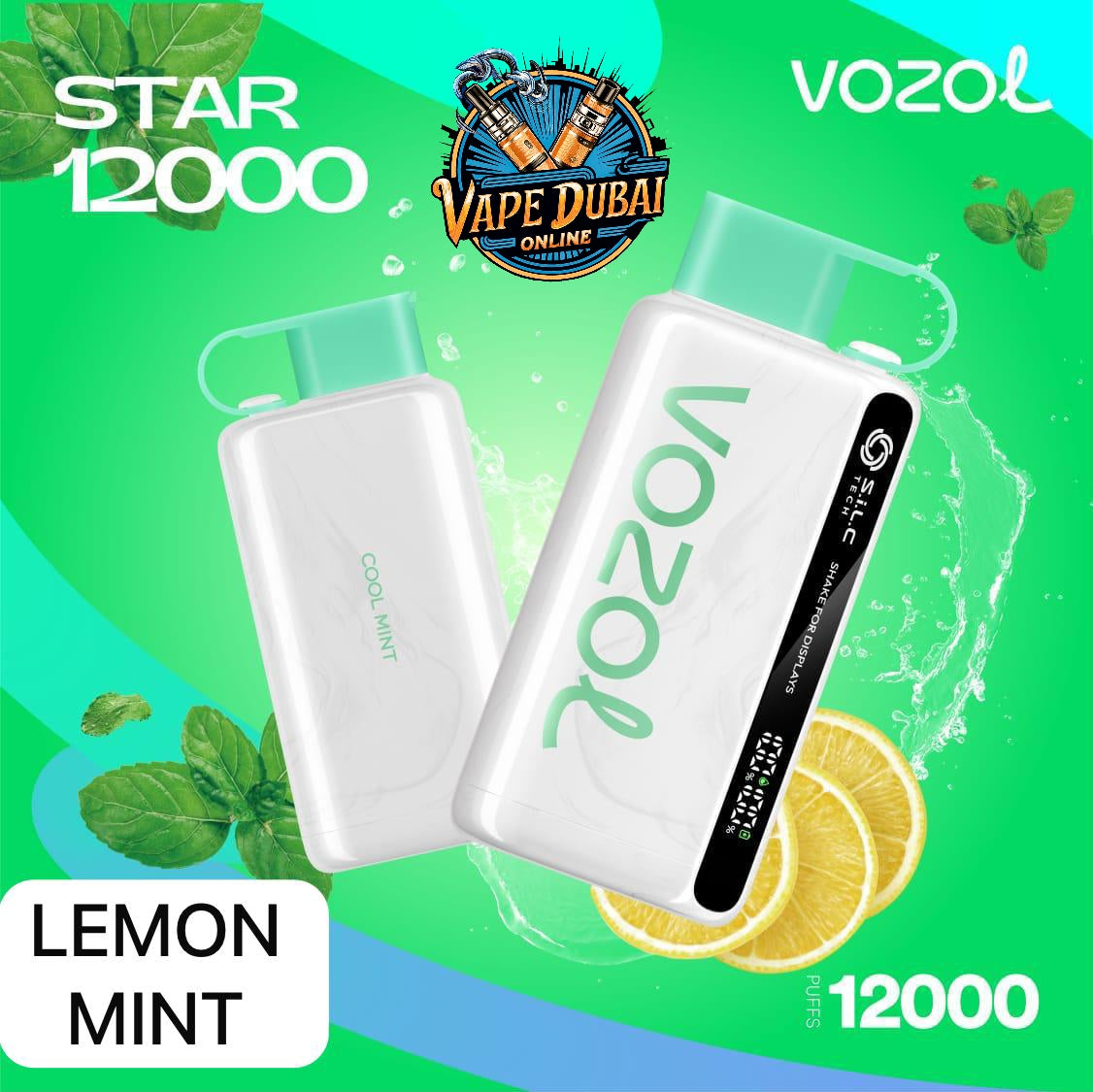 VOZOL STAR 12000 Puffs Vape | Fast Charging & Flavourful Hits