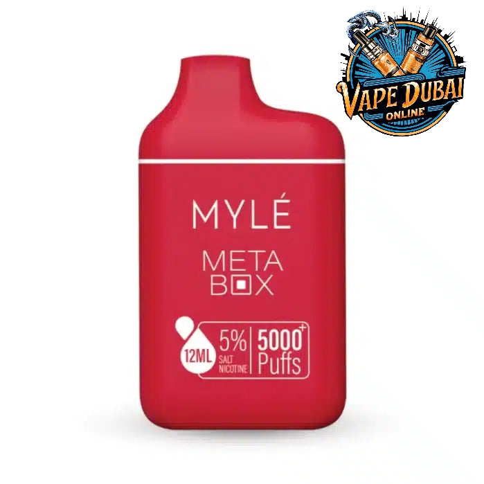 Buy MYLE Meta Box 5000 PUFFS 20mg Vape - 2% Disposable Dubai UAE