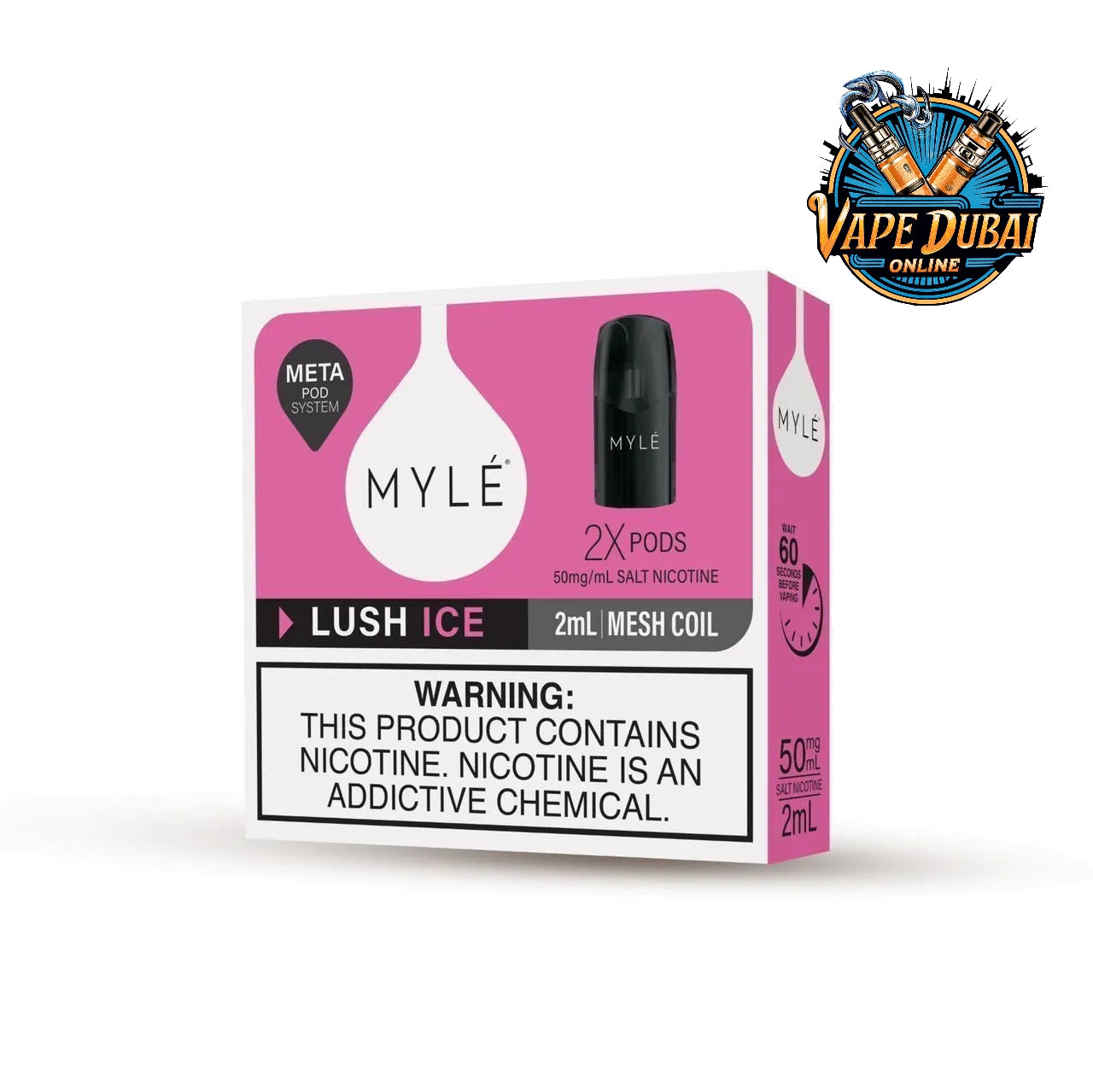 Myle META V5 Pods | 1600 Puffs | Premium Vape Flavors Dubai UAE