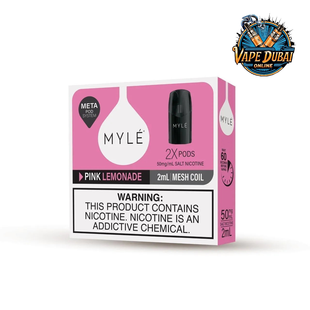 Myle META V5 Pods | 1600 Puffs | Premium Vape Flavors Dubai UAE