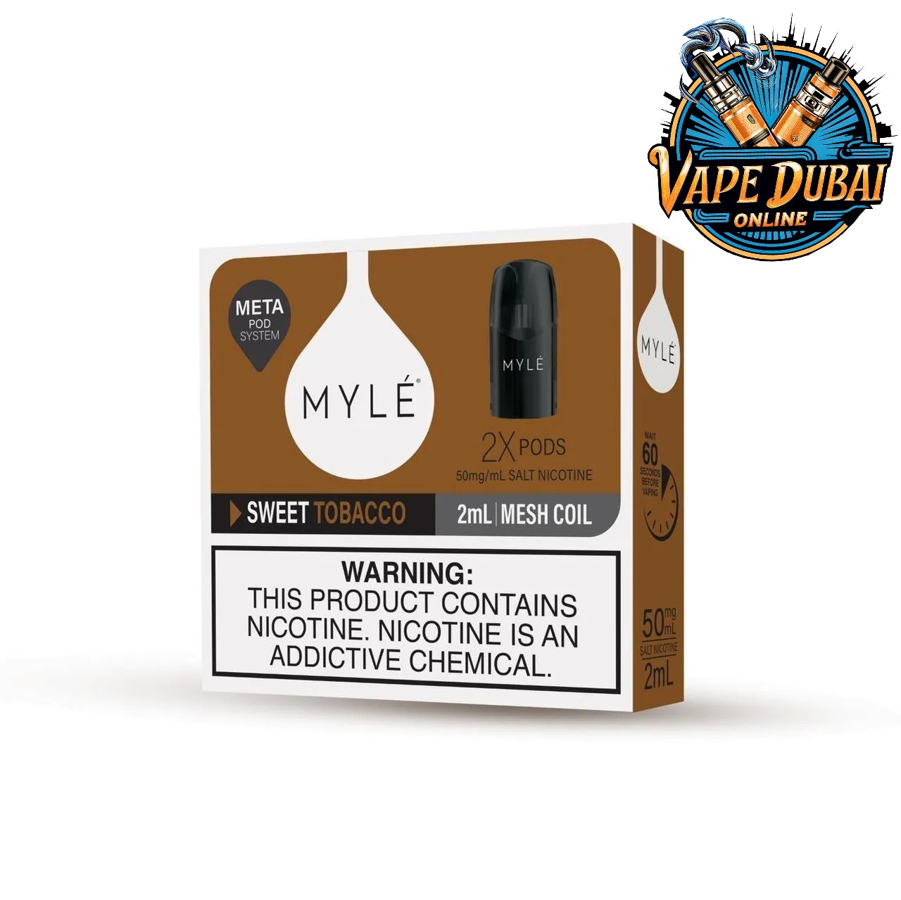 Myle META V5 Pods | 1600 Puffs | Premium Vape Flavors Dubai UAE