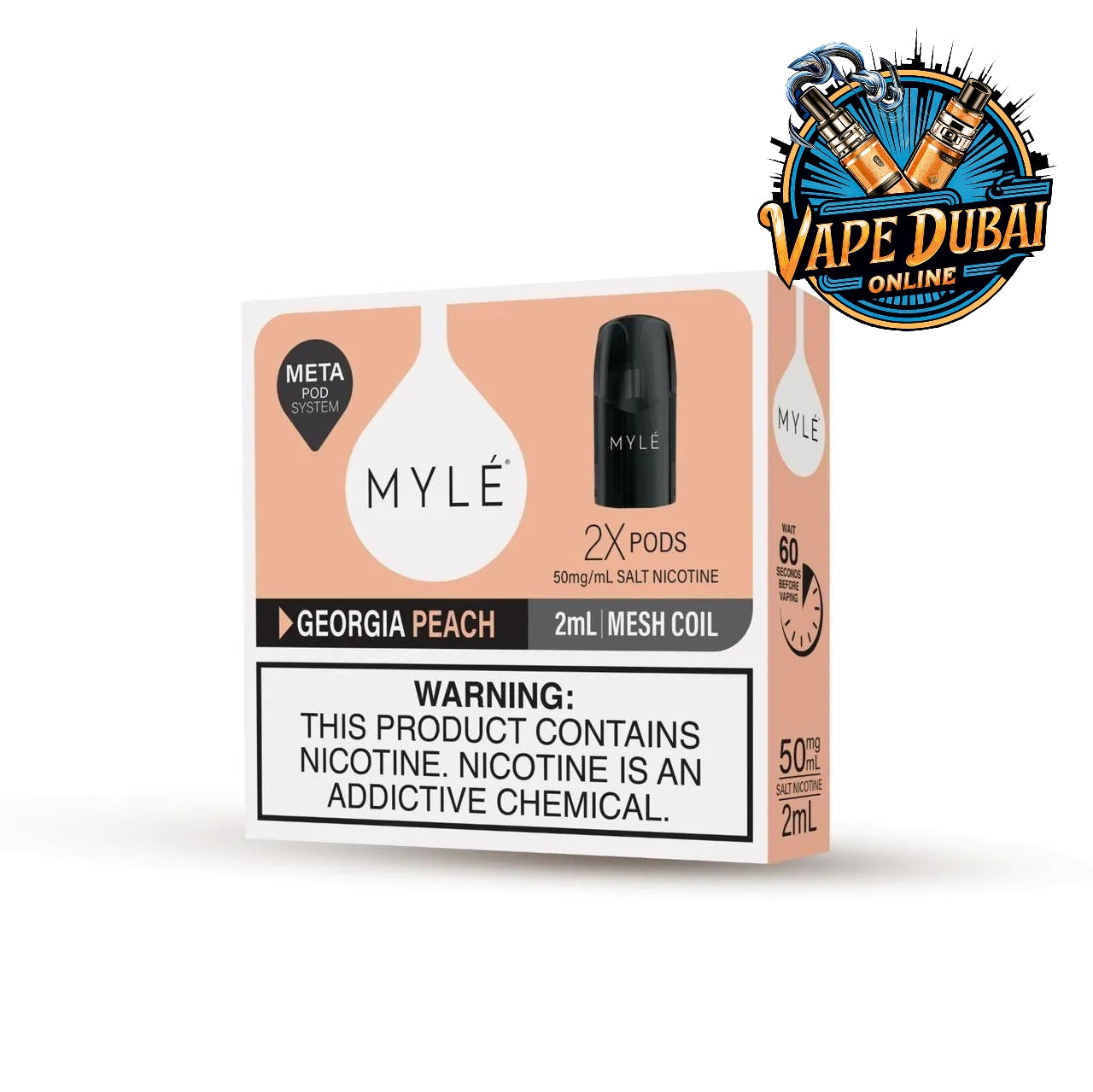 Myle META V5 Pods | 1600 Puffs | Premium Vape Flavors Dubai UAE