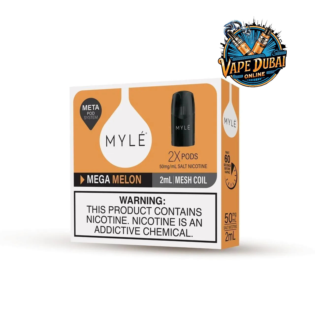 Myle META V5 Pods | 1600 Puffs | Premium Vape Flavors Dubai UAE