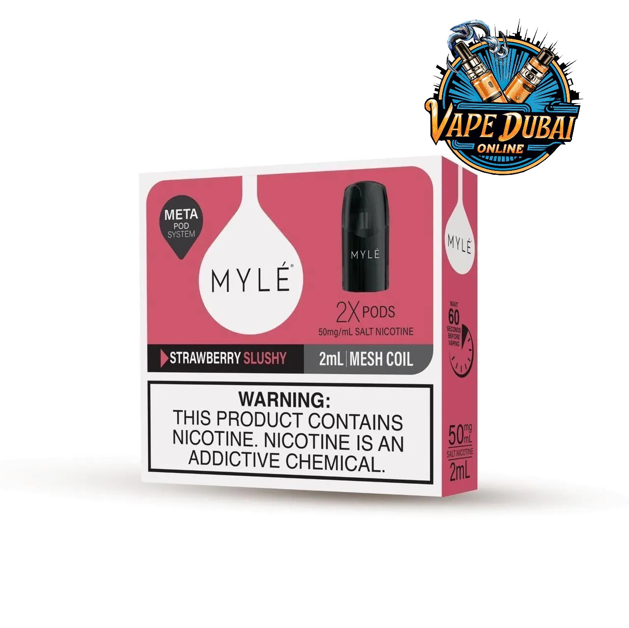 Myle META V5 Pods | 1600 Puffs | Premium Vape Flavors Dubai UAE
