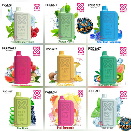 Nexus Pod Salt 6000 Puffs Disposable Vape – 20mg | Dubai UAE