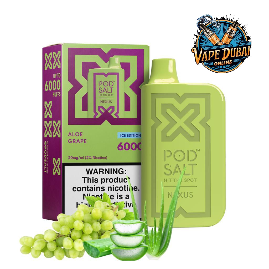 Nexus Pod Salt 6000 Puffs Disposable Vape – 20mg | Dubai UAE