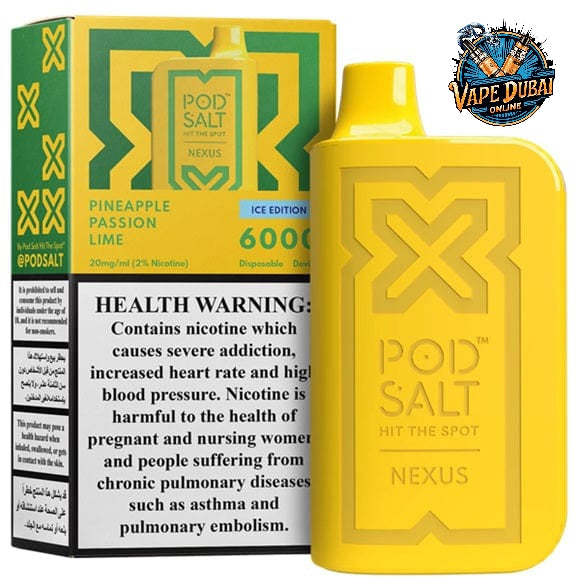 Nexus Pod Salt 6000 Puffs Disposable Vape – 20mg | Dubai UAE