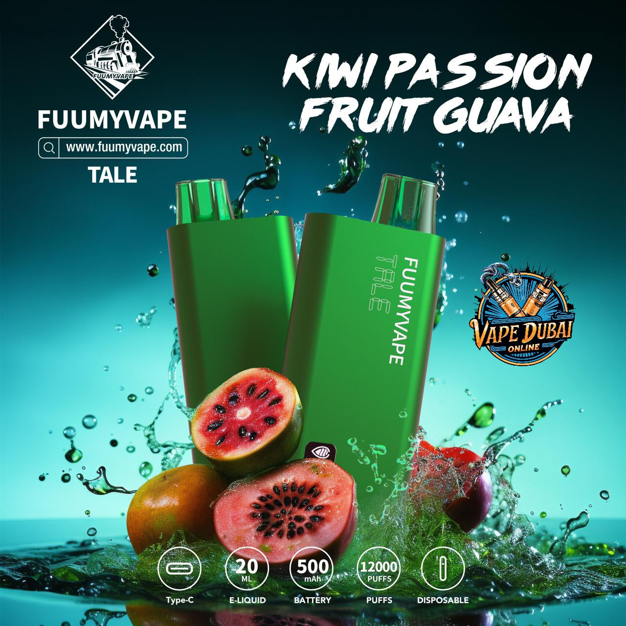 FUUMY VAPE 12000 Puffs Disposable – Best Fruity Flavors in Dubai UAE