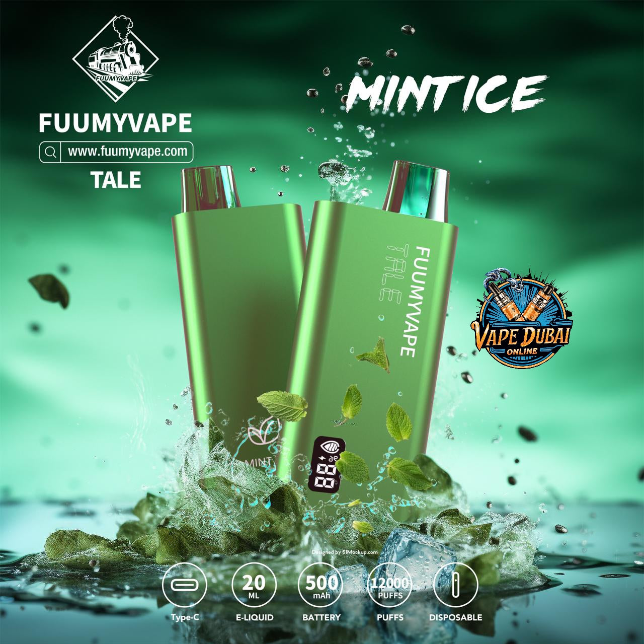 FUUMY VAPE 12000 Puffs Disposable – Best Fruity Flavors in Dubai UAE