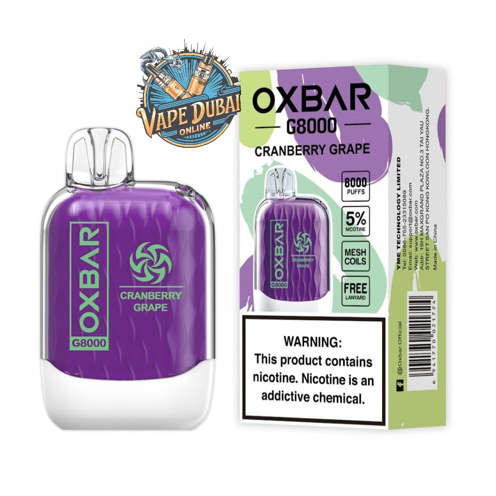 BEST OXBAR G80000 DISPOSABLE VAPE DUBAI UAE