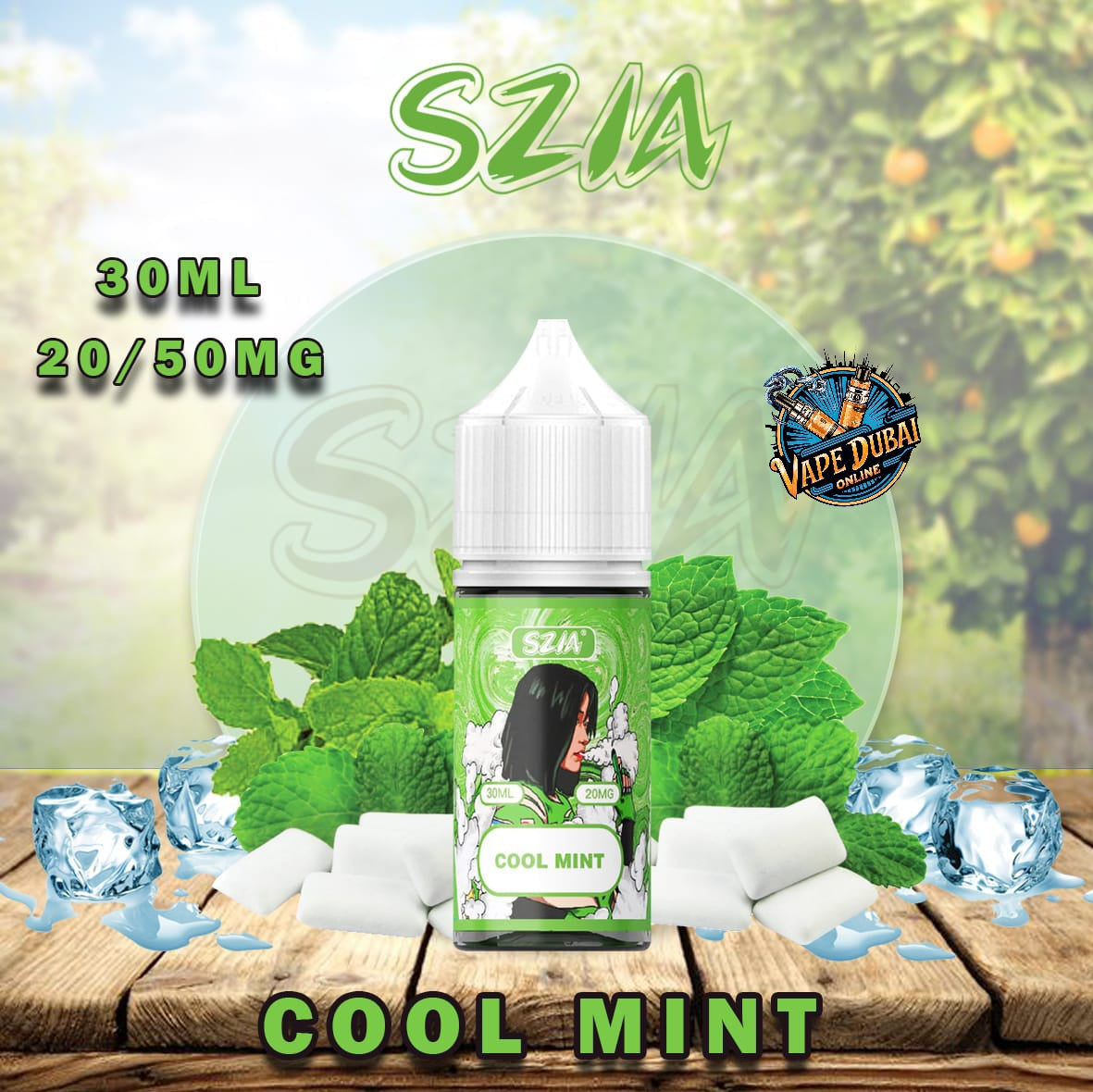 Szia Salt Nic 30ml E-Liquid by Vabar – 20mg & 50mg Dubai Vape