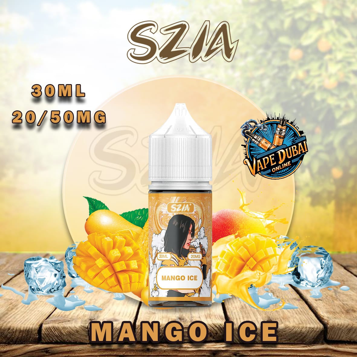 Szia Salt Nic 30ml E-Liquid by Vabar – 20mg & 50mg Dubai Vape