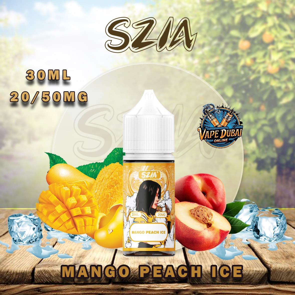 Szia Salt Nic 30ml E-Liquid by Vabar – 20mg & 50mg Dubai Vape