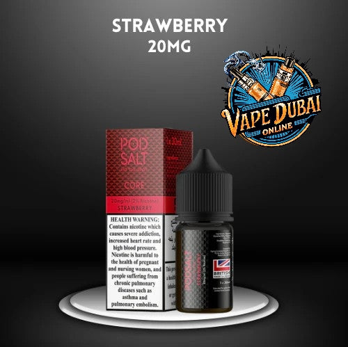 Pod Salt Core 30ml 20mg E-Liquid – All Flavors Vape Juice in Dubai