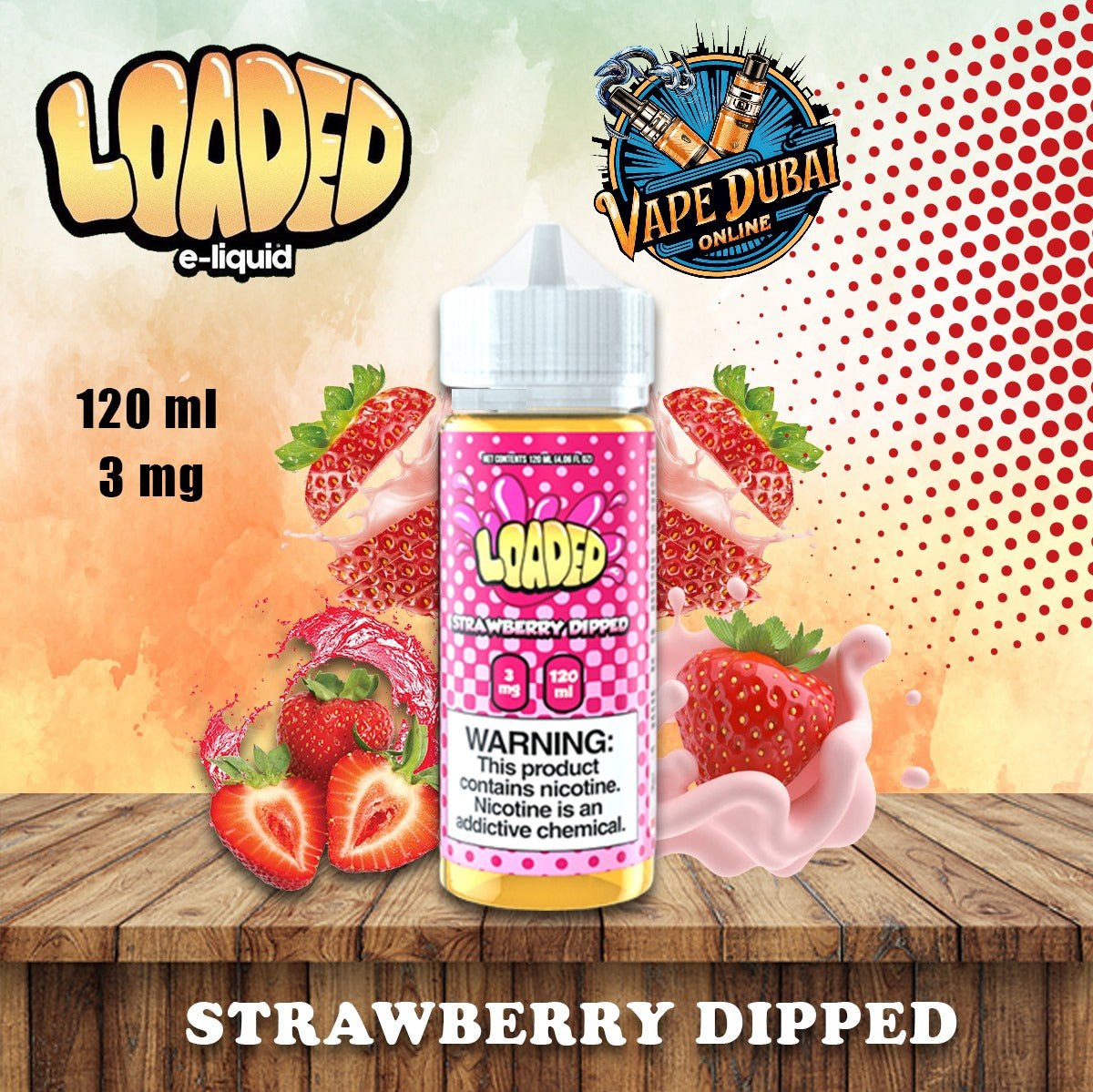 Loaded E-Liquid 120ml (3mg) by Ruthless – Premium Vape Juice Dubai UAE