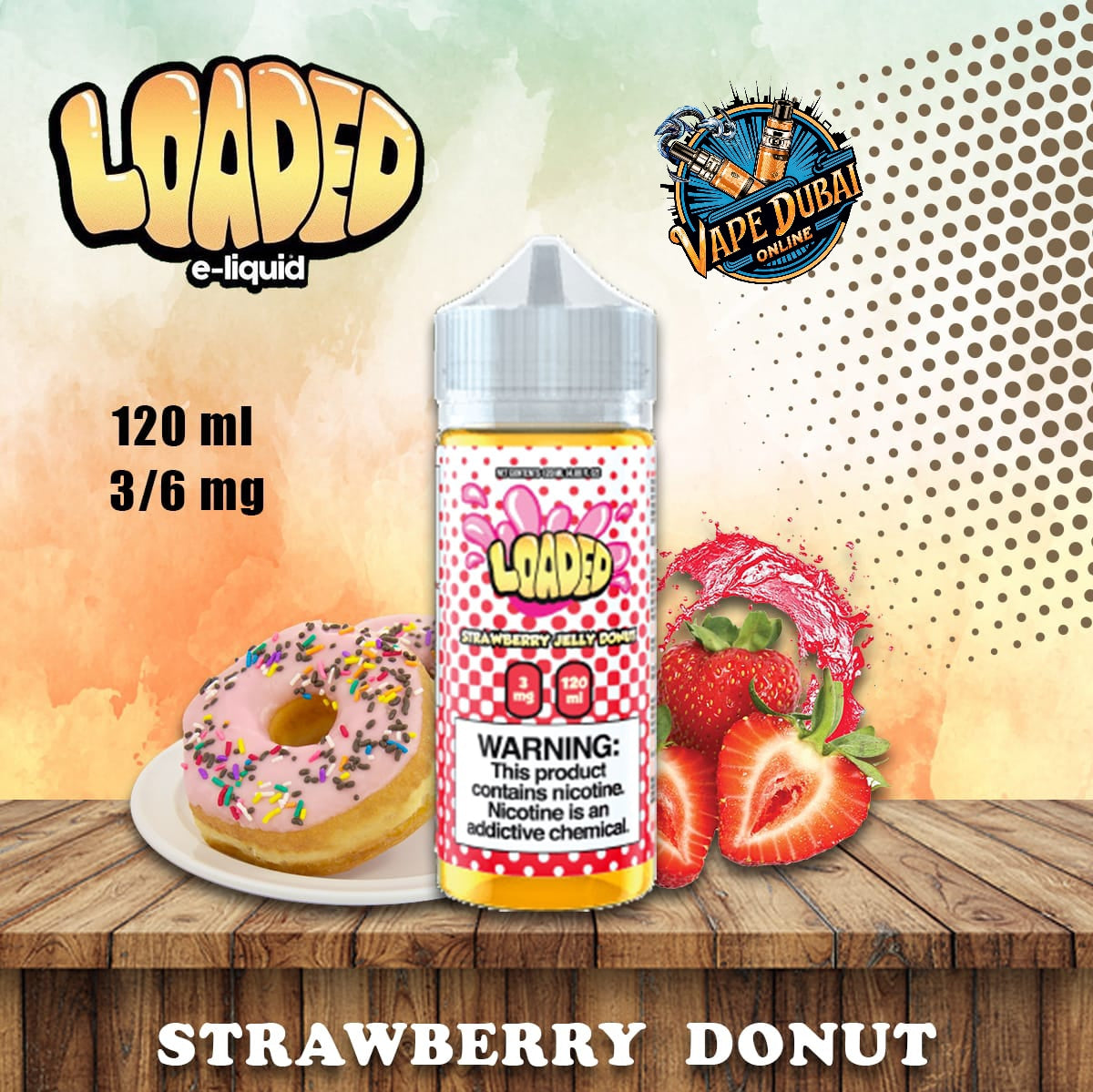 Loaded E-Liquid 120ml (3mg) by Ruthless – Premium Vape Juice Dubai UAE