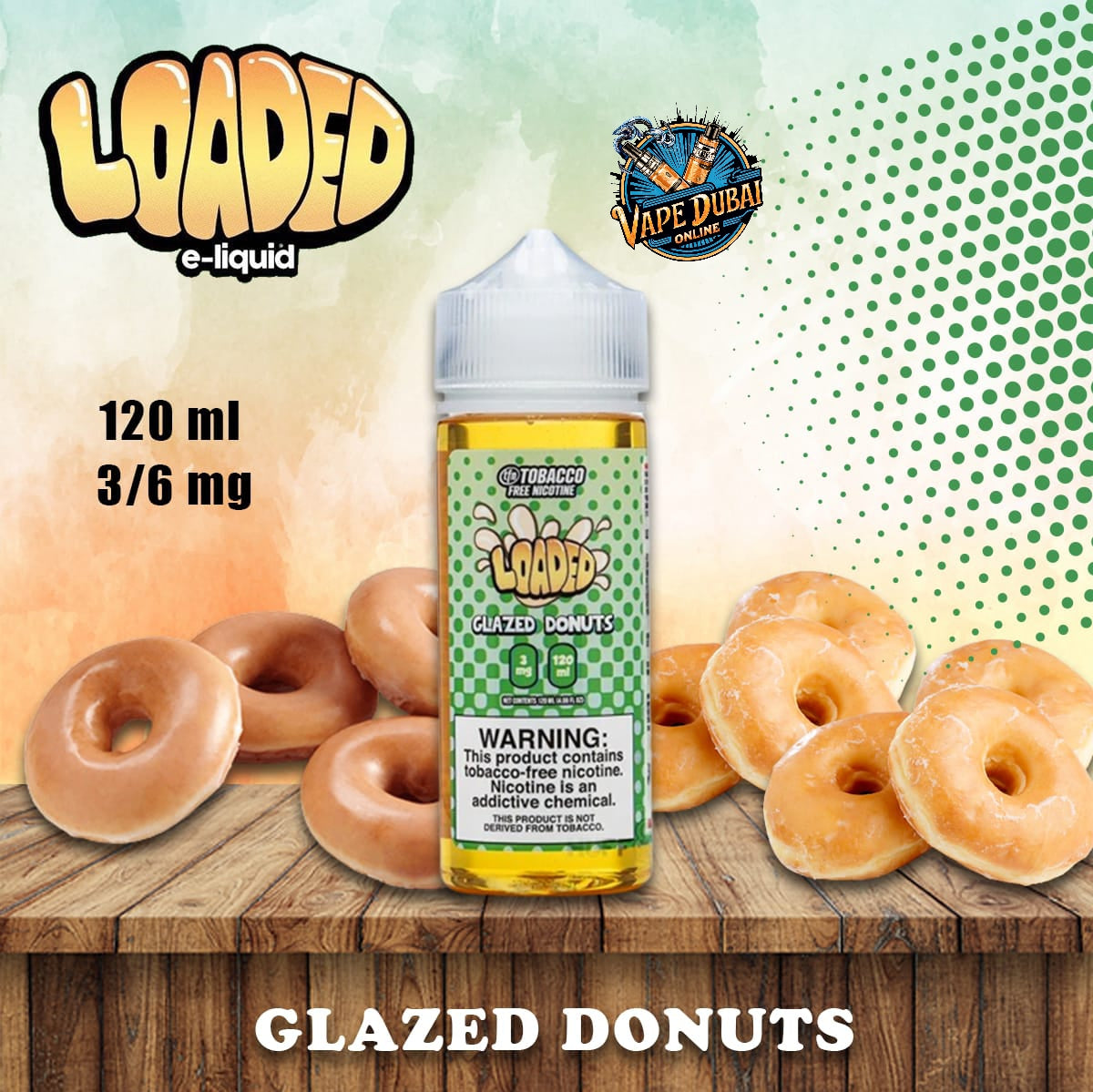 Loaded E-Liquid 120ml (3mg) by Ruthless – Premium Vape Juice Dubai UAE